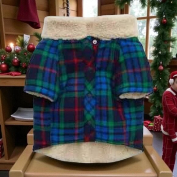 NEW!!!  AERIE Dog Flannel Shirt - Size M - Picture 3 of 7